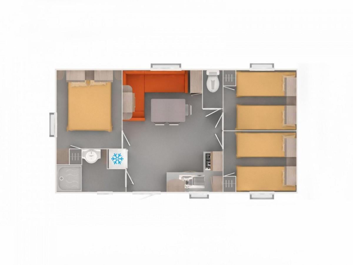Les Sables du Midi MobileHome 8P CLIM 4 étoiles Valras-Plage Exterior foto